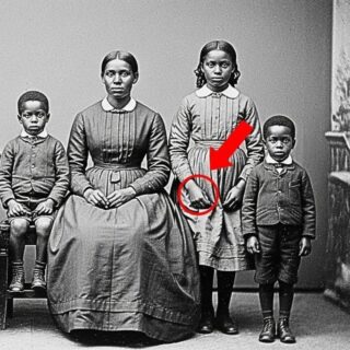 It was just a simple family photograph from 1872, but take a closer look at the sister’s hand.
