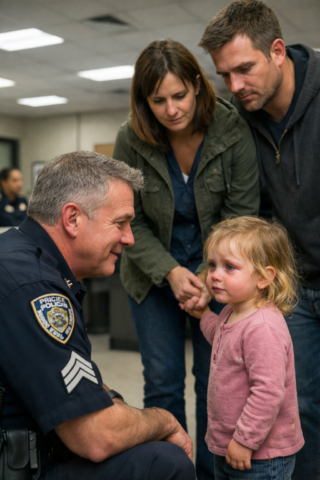 A Tiny Girl Walked Into a Police Station to Confess a Crime… But What She Said Shattered Everyone’s Hearts and Left the Officer Speechless