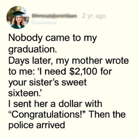 “They Skipped My Graduation…” – A Story About Letting Go of Toxic Family