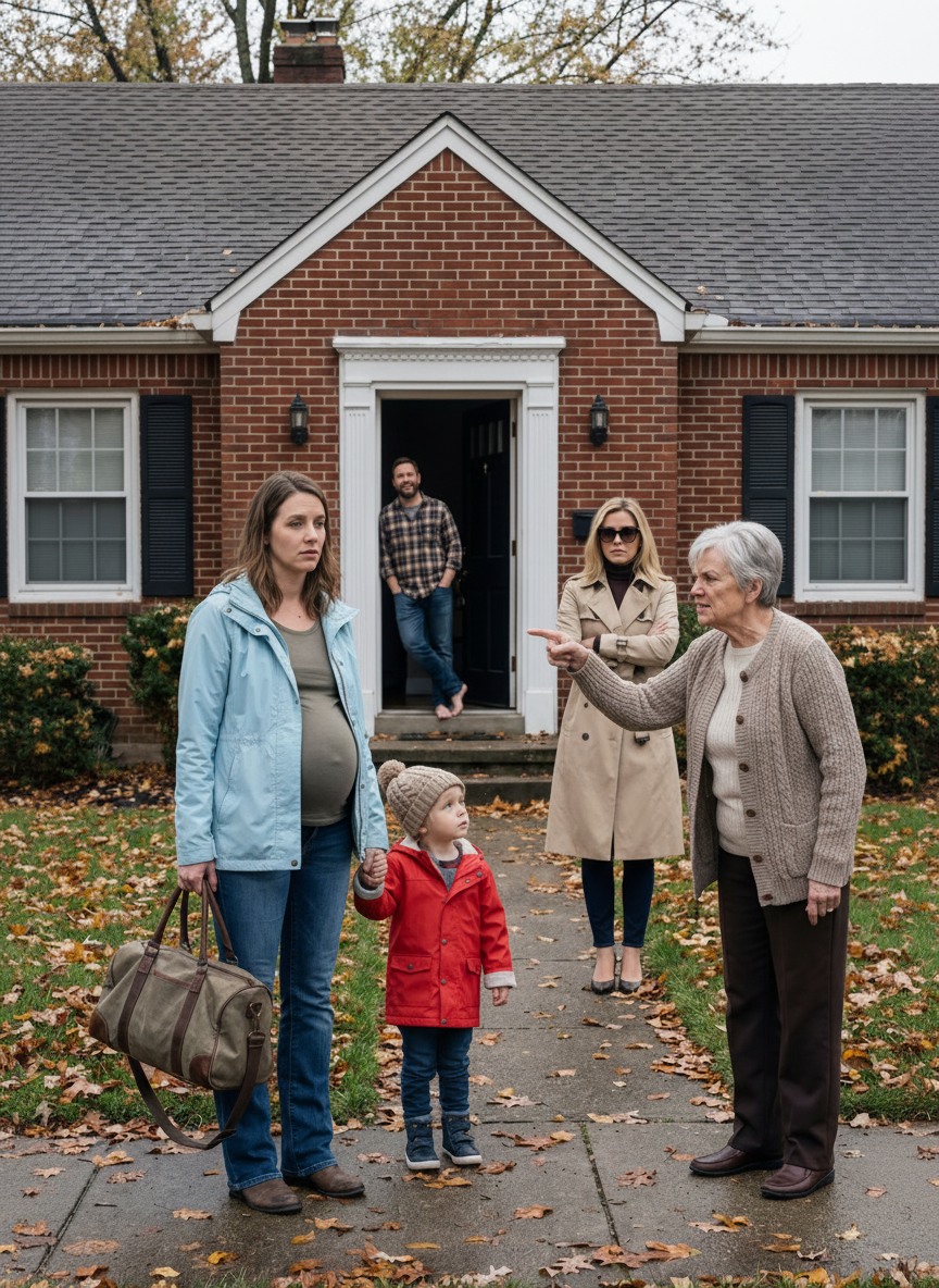 I believed we were dirt-poor—until that morning my mother-in-law hurled my bag into the yard. “Get out. Stop clinging to this family!”