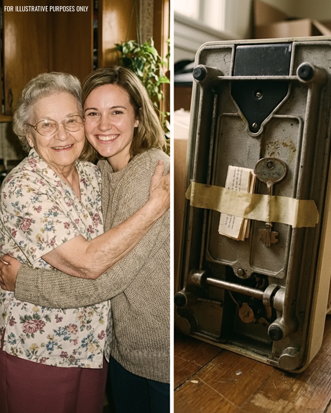 My Grandmother Left Her House to the Neighbor and Gave Me Only Her Old Sewing Machine – Then I Found a Key and a Note Taped to It