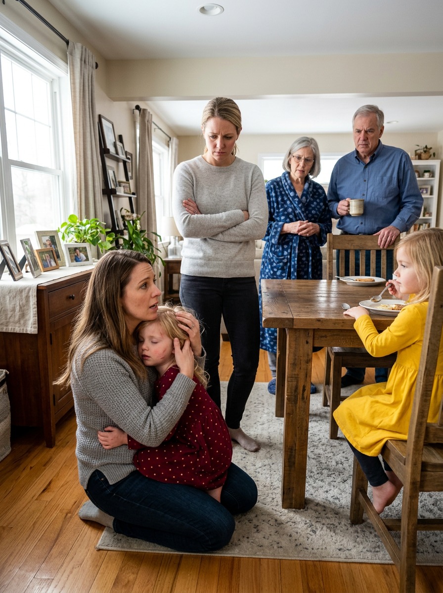 “Mom… I Was Just Hungry.” My 4-Year-Old Daughter Whispered After Sitting In My Niece’s Chair During A Family Breakfast — Moments Later My Sister Reacted In A Way No One Expected, And When My Parents Told Me To “Stop Making A Scene,” What I Did After Taking My Daughter To The Hospital Made Sure They Couldn’t Escape What They Had Done
