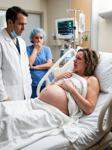 After the divorce, I hid his child until the day of delivery, when the doctor pulled down his mask and left me speechless…