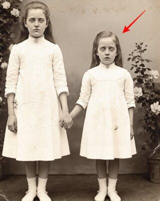 This 1895 Photo of a Girl Holding Her Sister’s Hand Seemed Normal — Until Restoration Revealed